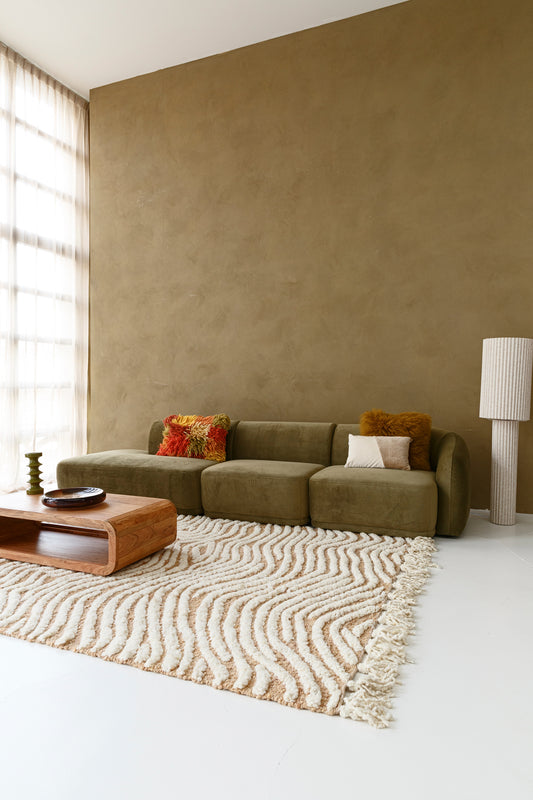 Vloerkleed Pipa Beige by Diana van den Boomen Interiors