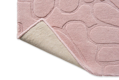 Laagpolig Vloerkleed van Laura Ashley | Coleby petals Chalk pink