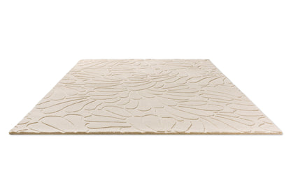 Laagpolig Vloerkleed van Laura Ashley | Coleby petals Ivory cream