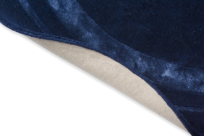 Laagpolig vloerkleed van Laura Ashley | Redbrook Midnight Rond