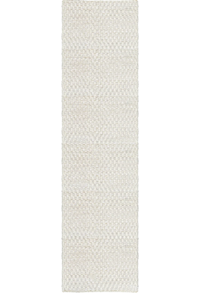 Vloerkleed Layered Barley Jute Rug Bone White