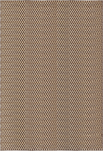 Vloerkleed Layered Barley Jute Rug Chestnut