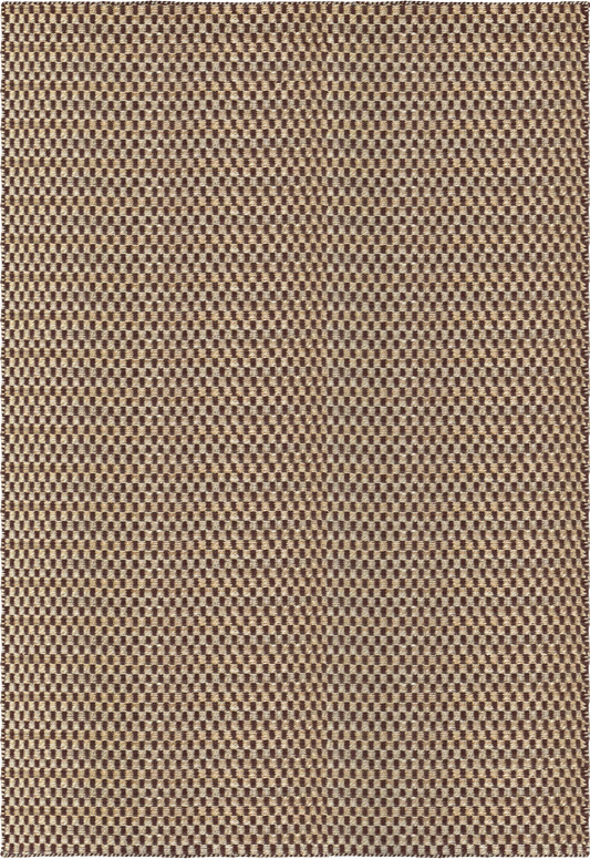 Vloerkleed Layered Barley Jute Rug Chestnut