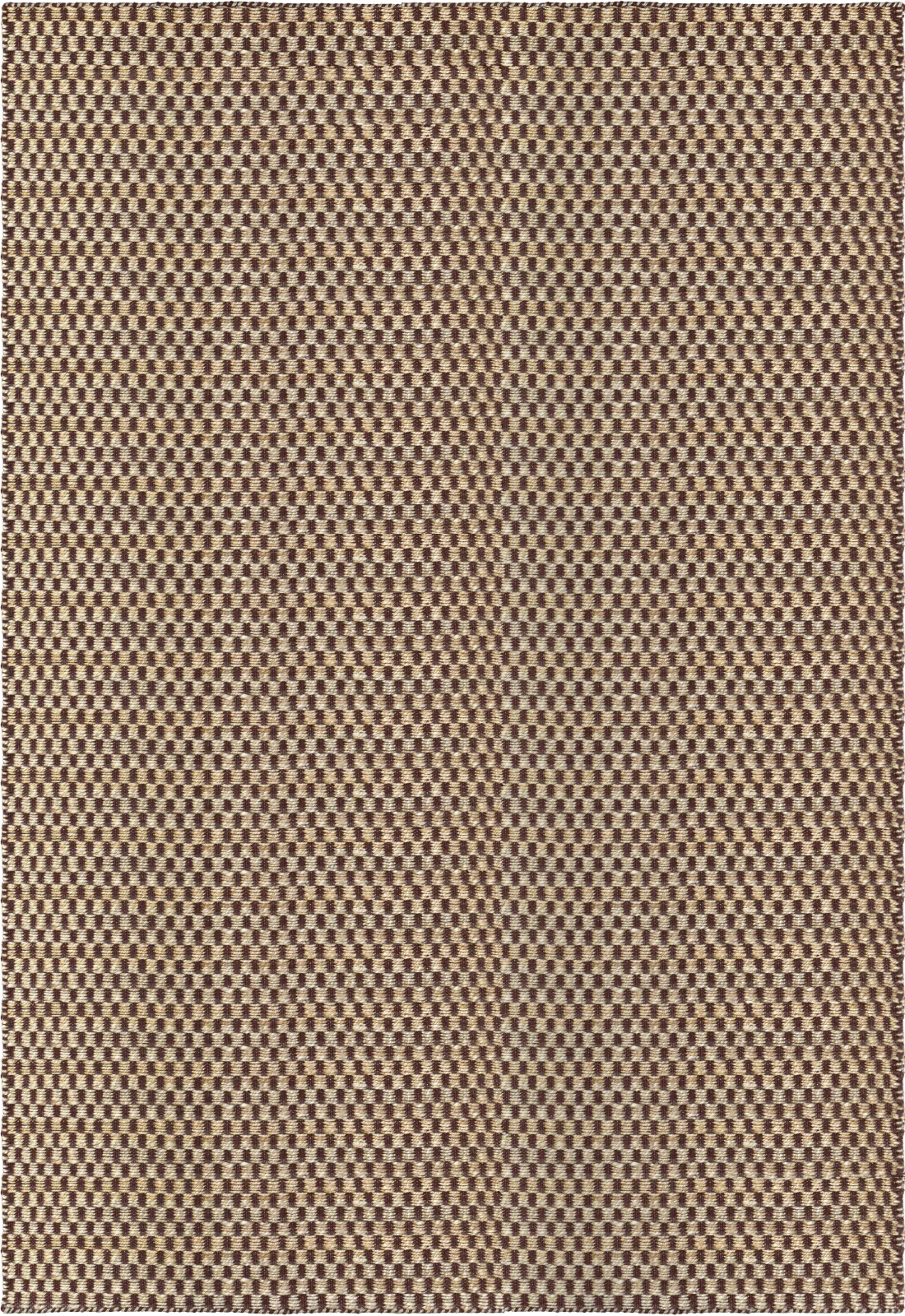 Vloerkleed Layered Barley Jute Rug Chestnut