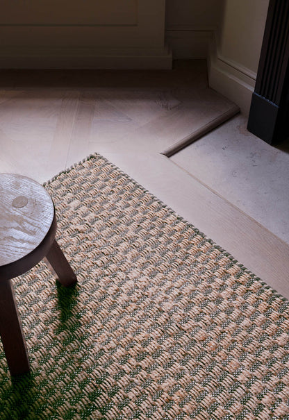 Vloerkleed Layered Barley Jute Rug Sage