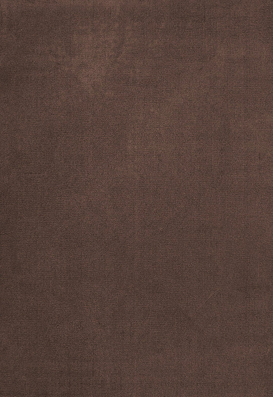 Vloerkleed Layered Classic Solid Wool Chicory Coffee