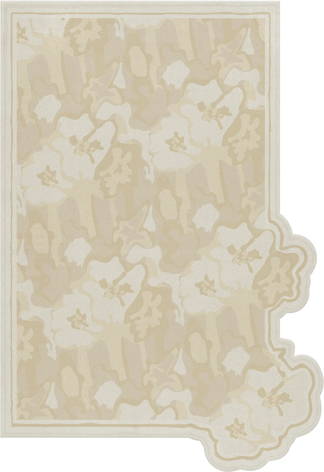 Buitenkleed Layered Collina Strada Garden Wool Rug Haze