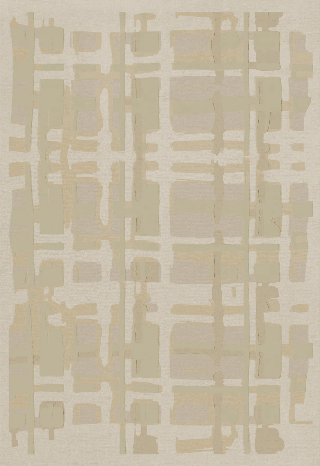 Vloerkleed Layered Collina Strada Plaid Haze