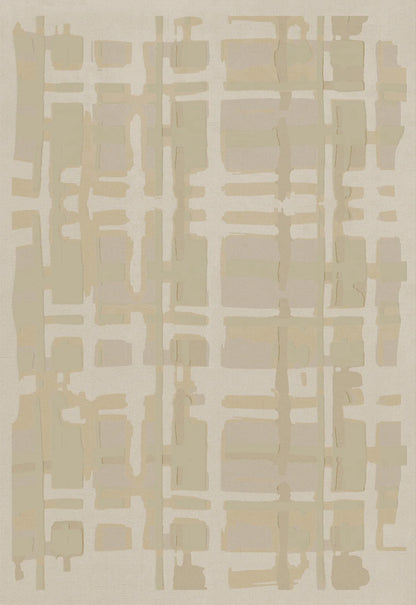 Vloerkleed Layered Collina Strada Plaid Haze
