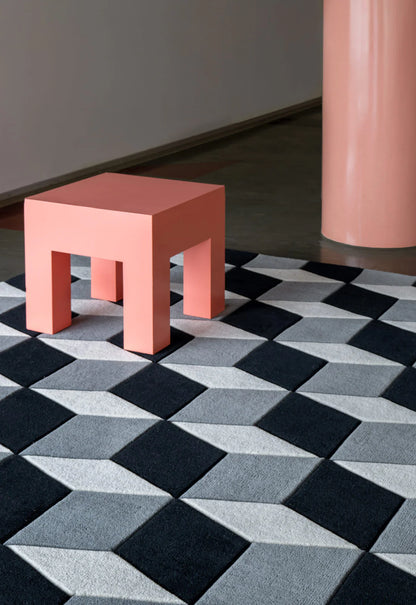 Vloerkleed Illusion  Monochrome – Stijlvol Design van Layered