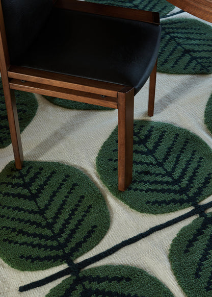 Vloerkleed Layered Stig Lindberg Bersa Rug Birch Green