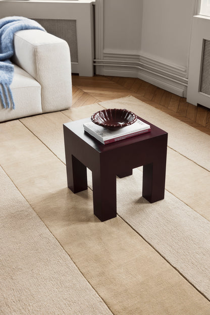 Vloerkleed Layered Stripe Grande Wool Rug Almond