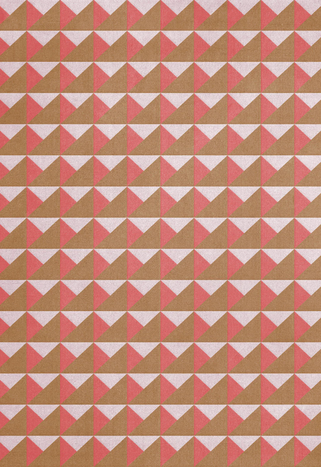 Vloerkleed Triangle Persimmon Pink – Stijlvol Design van Layered