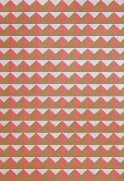 Vloerkleed Triangle Persimmon Pink – Stijlvol Design van Layered