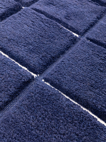 Vloerkleed MOMO Rugs Salerno Blocks Blue