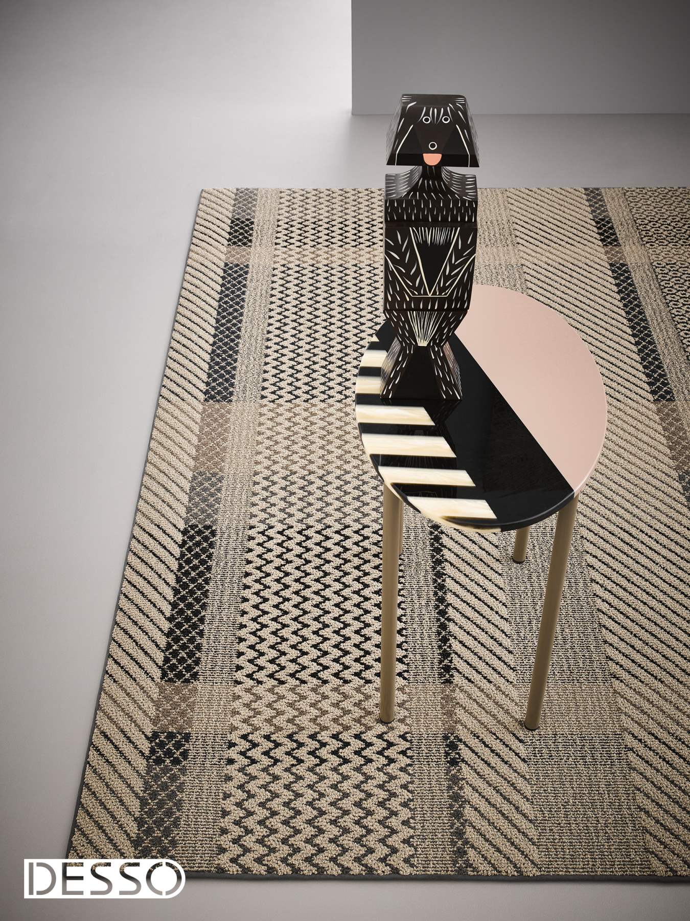 Laagpolig vloerkleed Desso Colour & Structure 9522 (GEFESTONNEERD) Vloerkledenwinkel