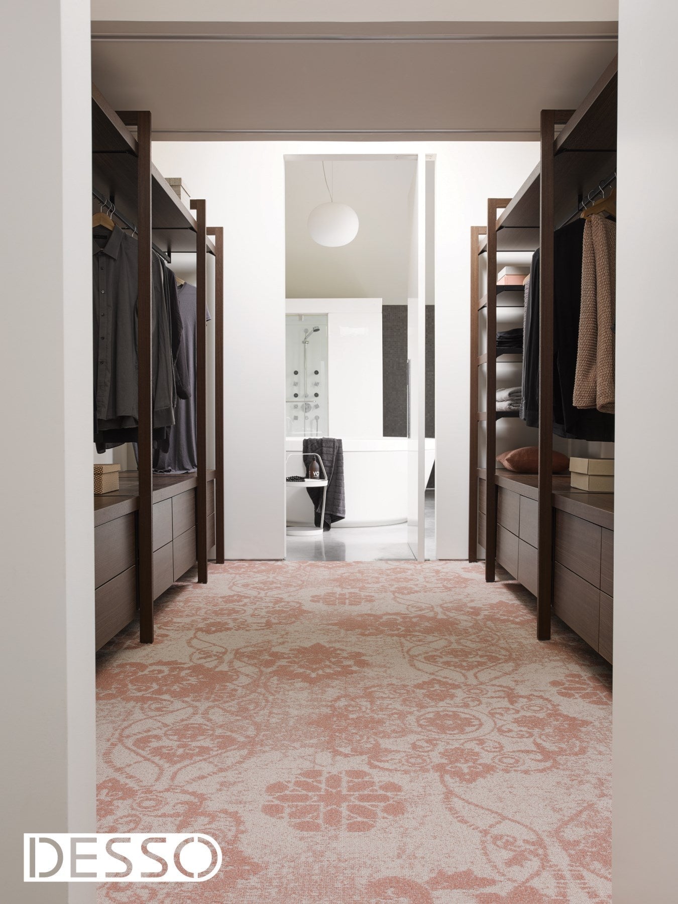 Laagpolig vloerkleed Desso Patterns & Shades AA17 4435 (GEFESTONNEERD) Vloerkledenwinkel