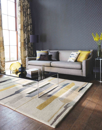 Laagpolig vloerkleed Harlequin Zeal Pewter 43004 Vloerkledenwinkel