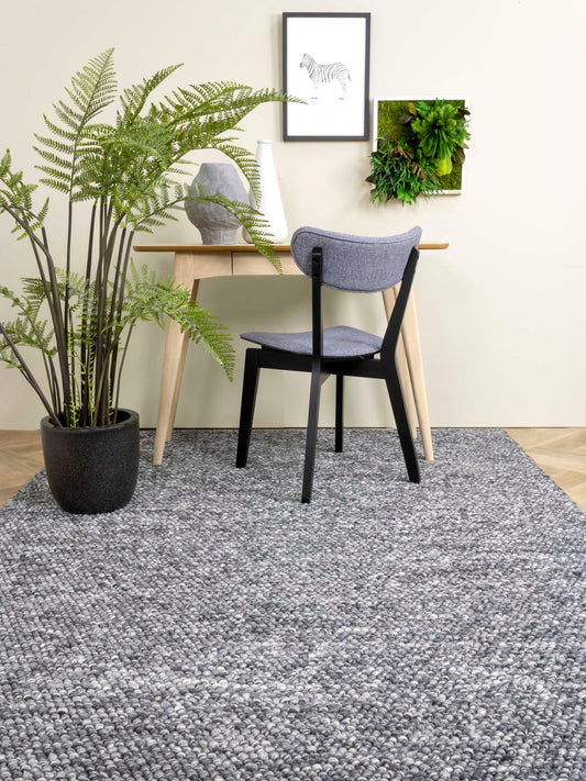 Laagpolig vloerkleed MOMO Rugs Drops Dark Grey Vloerkledenwinkel