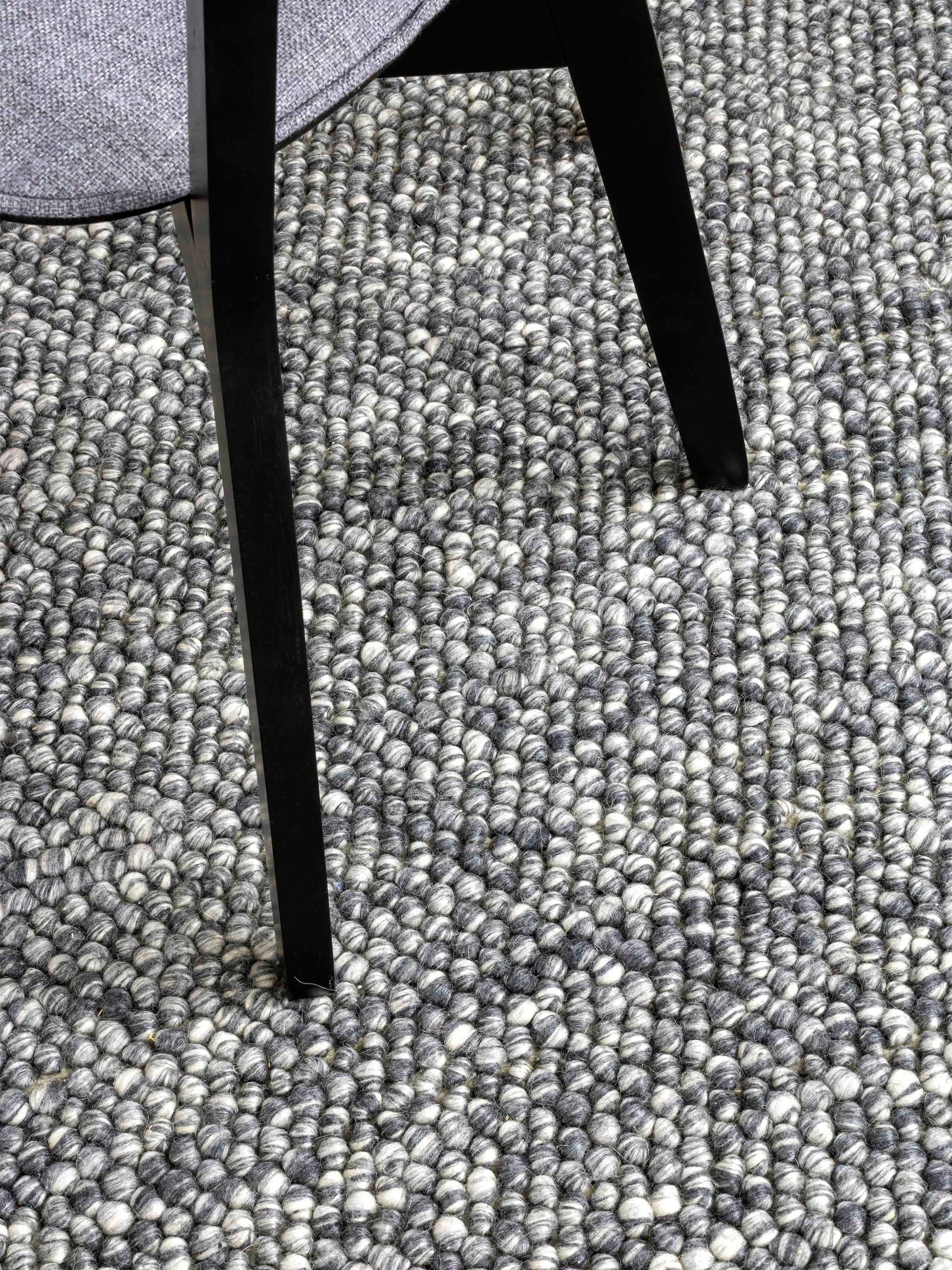 Laagpolig vloerkleed MOMO Rugs Drops Dark Grey Vloerkledenwinkel