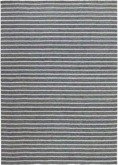Laagpolig vloerkleed MOMO Rugs Nouveau Stripes Dark Grey Vloerkledenwinkel