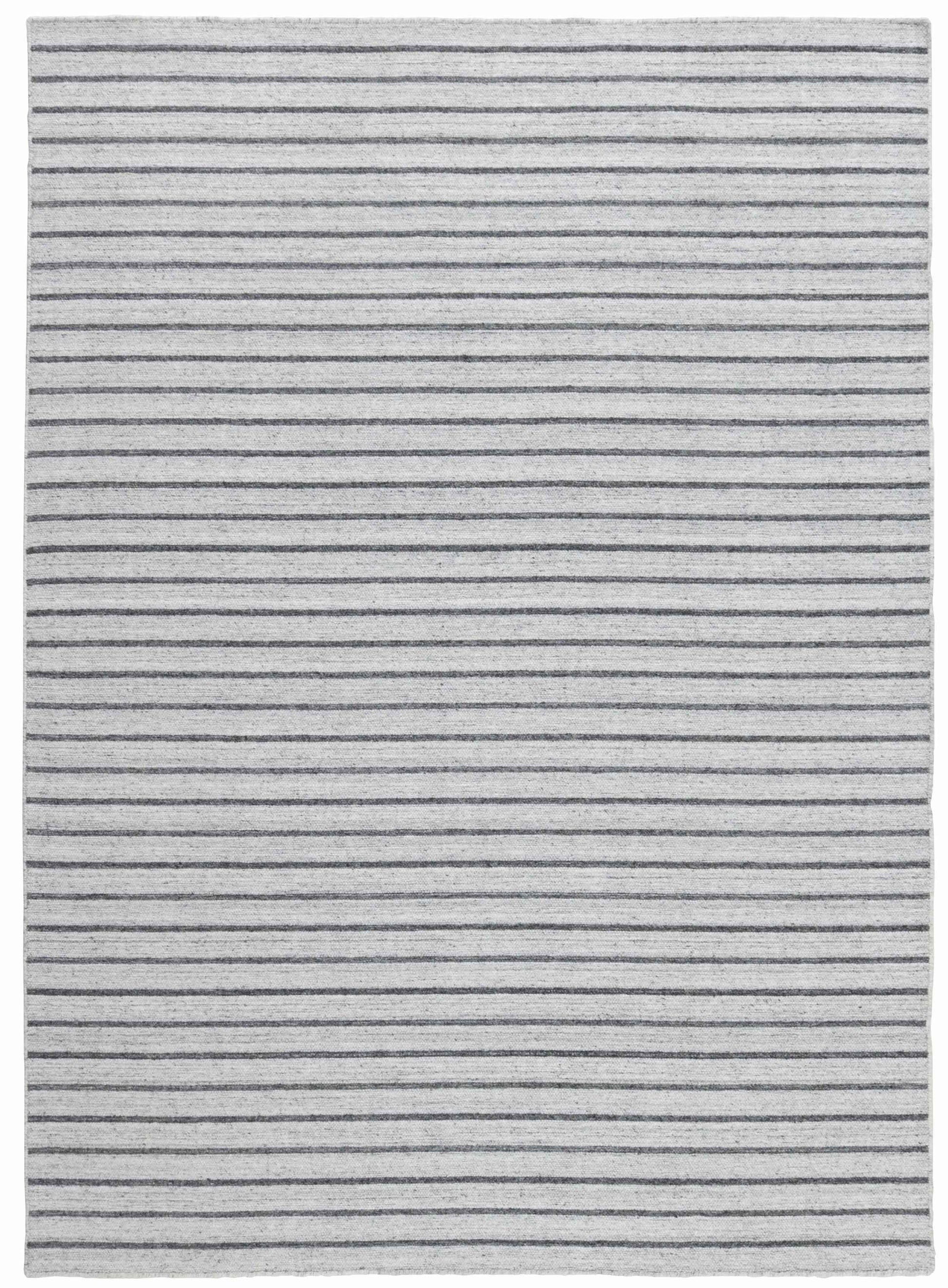 Laagpolig vloerkleed MOMO Rugs Nouveau Stripes Silver Dark Grey Vloerkledenwinkel