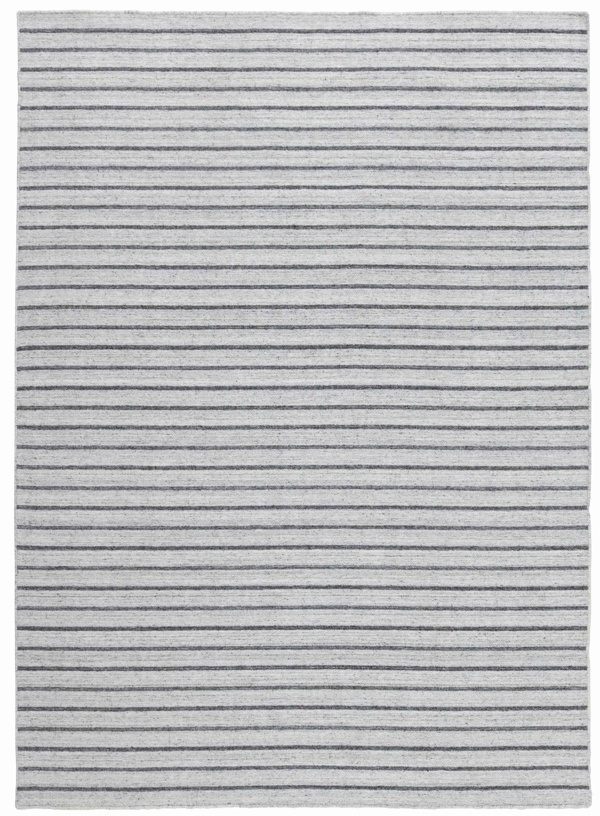 Laagpolig vloerkleed MOMO Rugs Nouveau Stripes Silver Dark Grey Vloerkledenwinkel