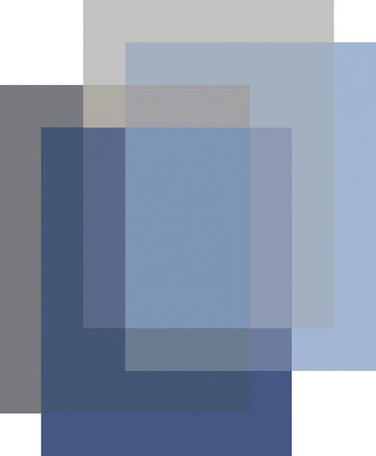 Laagpolig vloerkleed Moooi Carpets Blended 4 Colours Cloudy Blue Vloerkledenwinkel