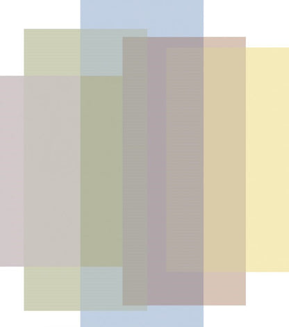 Laagpolig vloerkleed Moooi Carpets Blended 5 Colours Morning White