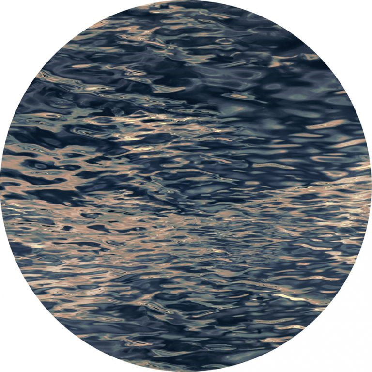 Laagpolig vloerkleed Moooi Carpets Fluid Dawn Rond