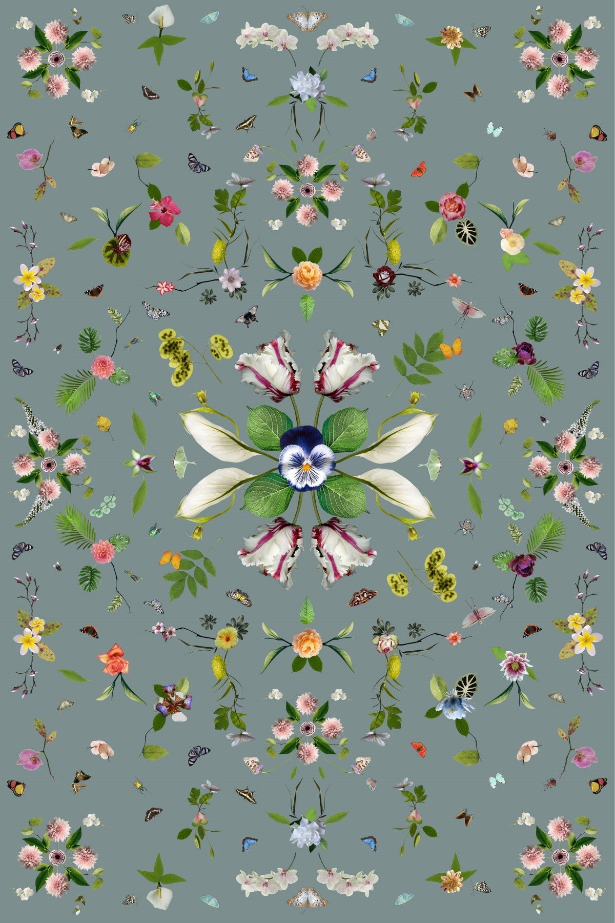 Laagpolig vloerkleed Moooi Carpets Garden of Eden Grey Vloerkledenwinkel