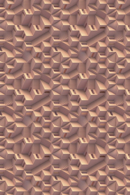 Laagpolig vloerkleed Moooi Carpets Maze Miami