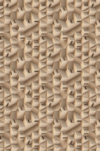 Laagpolig vloerkleed Moooi Carpets Maze Puglia