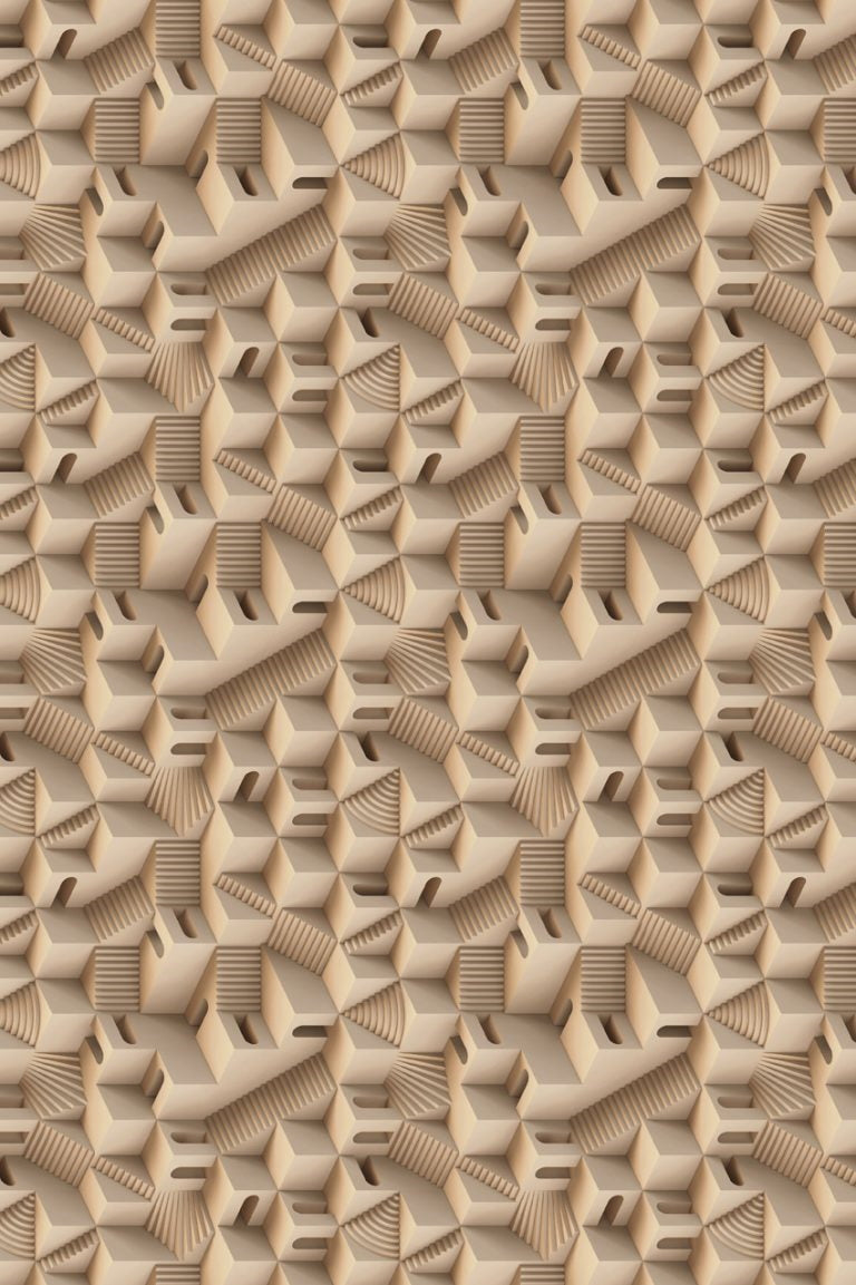 Laagpolig vloerkleed Moooi Carpets Maze Puglia
