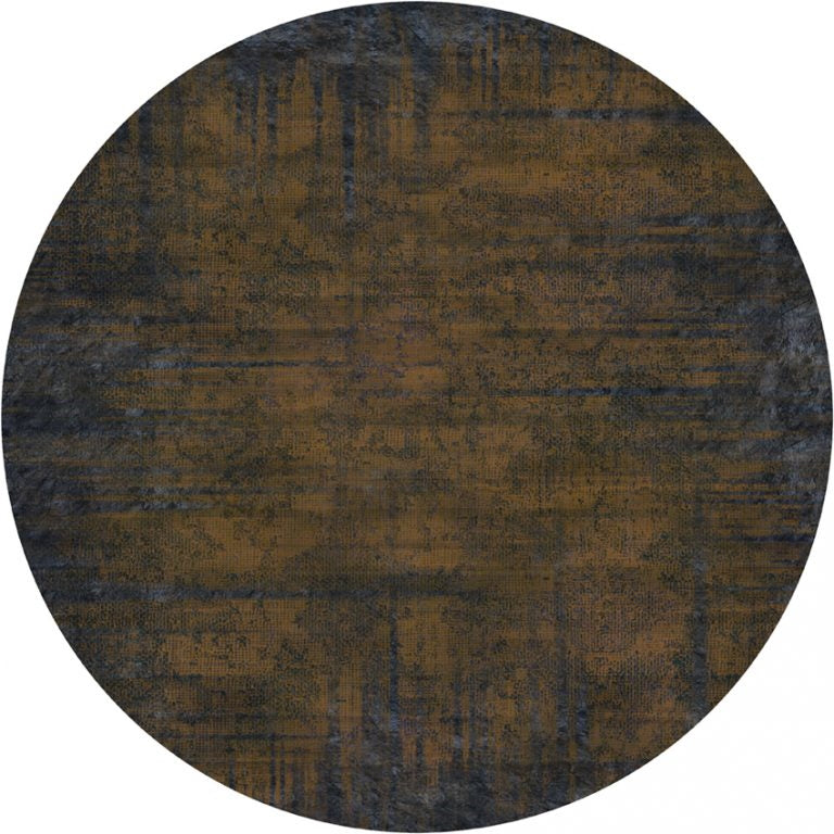 Laagpolig vloerkleed Moooi Carpets Patina Cinnamon Rond
