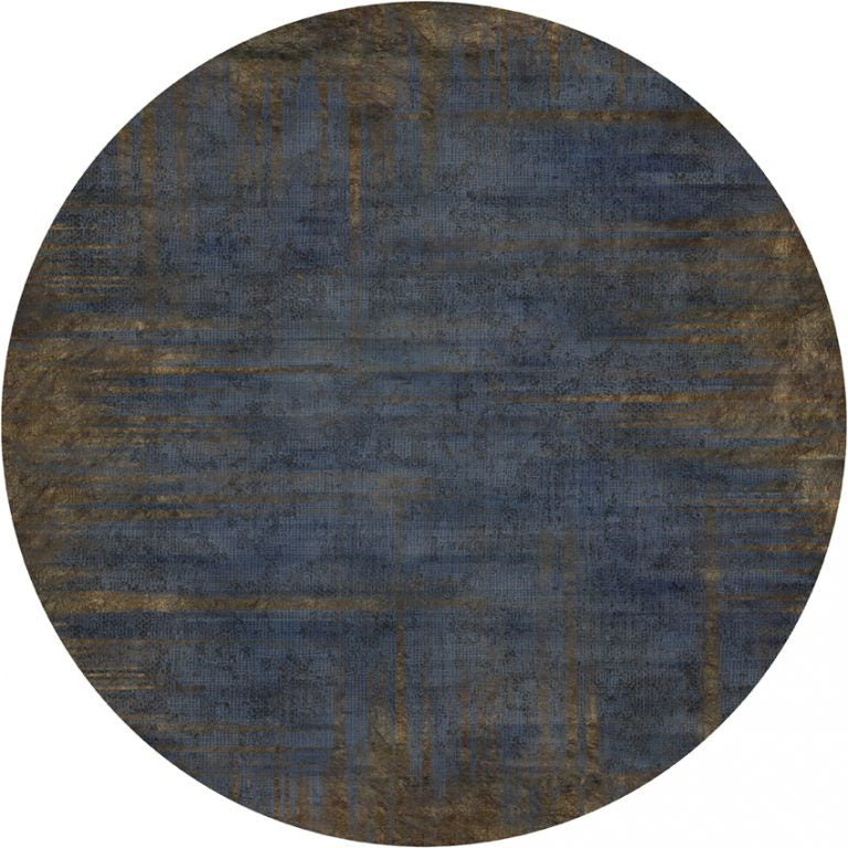 Laagpolig vloerkleed Moooi Carpets Patina Fog Rond