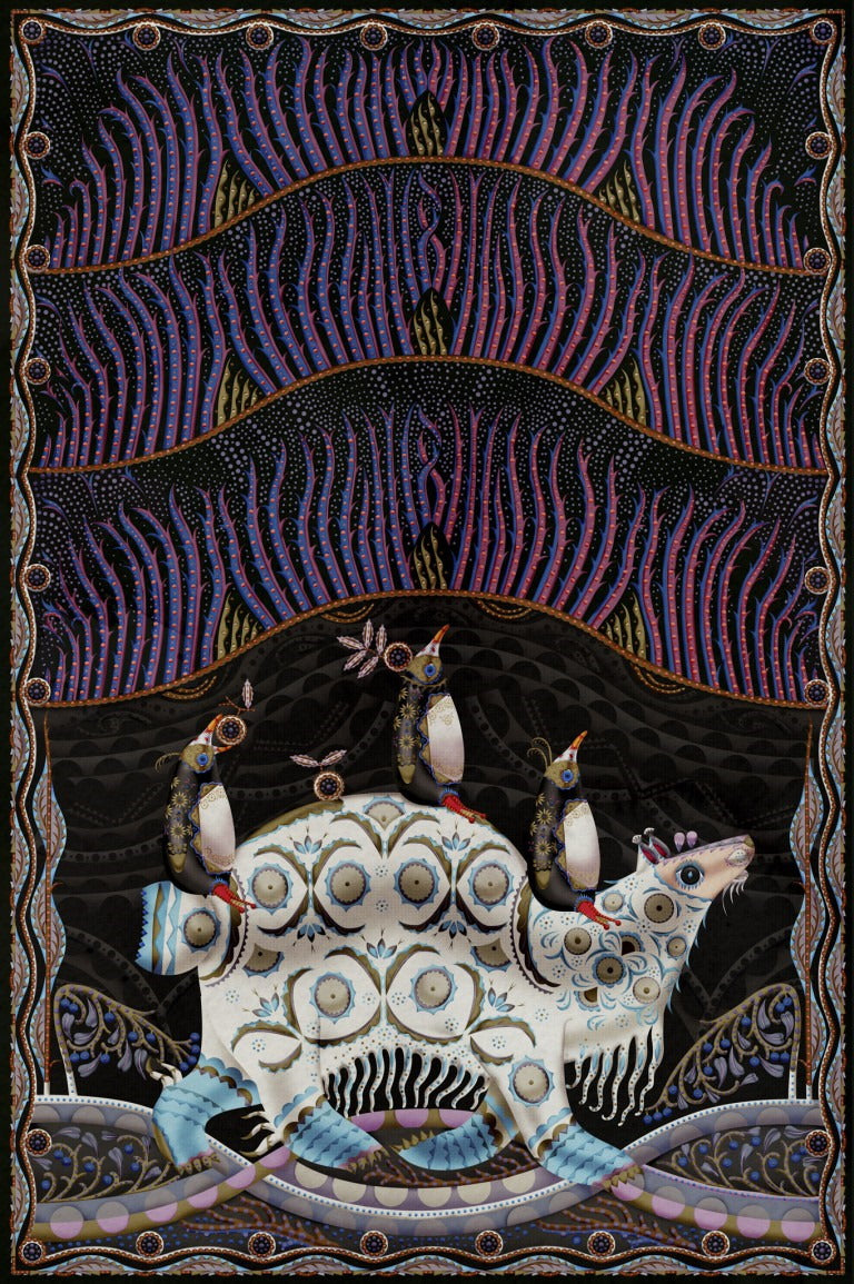 Laagpolig vloerkleed Moooi Carpets Polar Byzantine Chapter I Vloerkledenwinkel