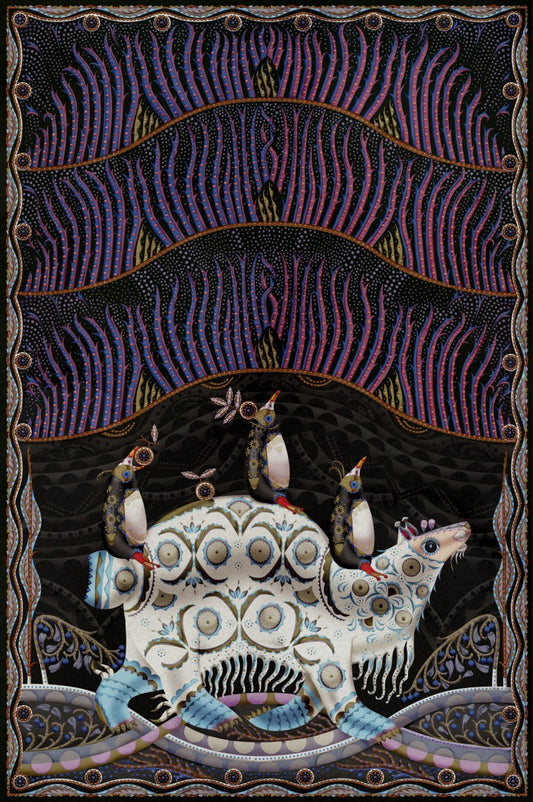 Laagpolig vloerkleed Moooi Carpets Polar Byzantine Chapter I Vloerkledenwinkel