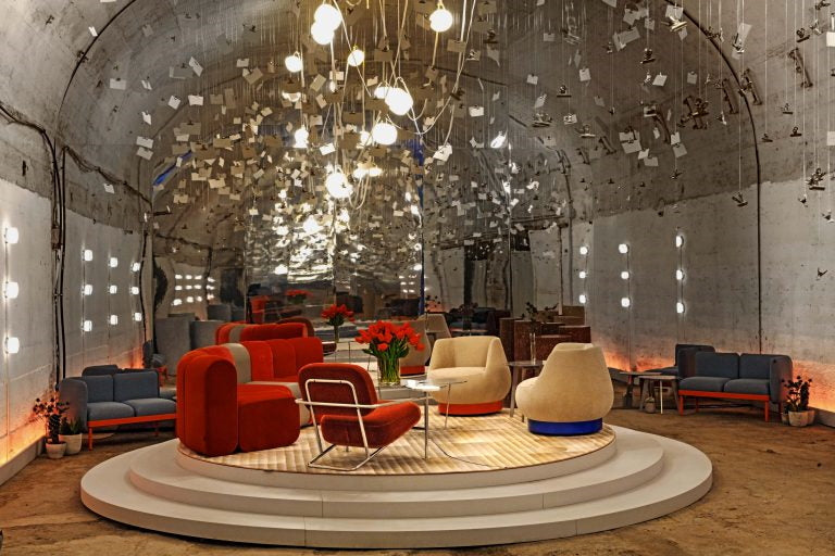 Laagpolig vloerkleed Moooi Carpets Swell Citrine Vloerkledenwinkel