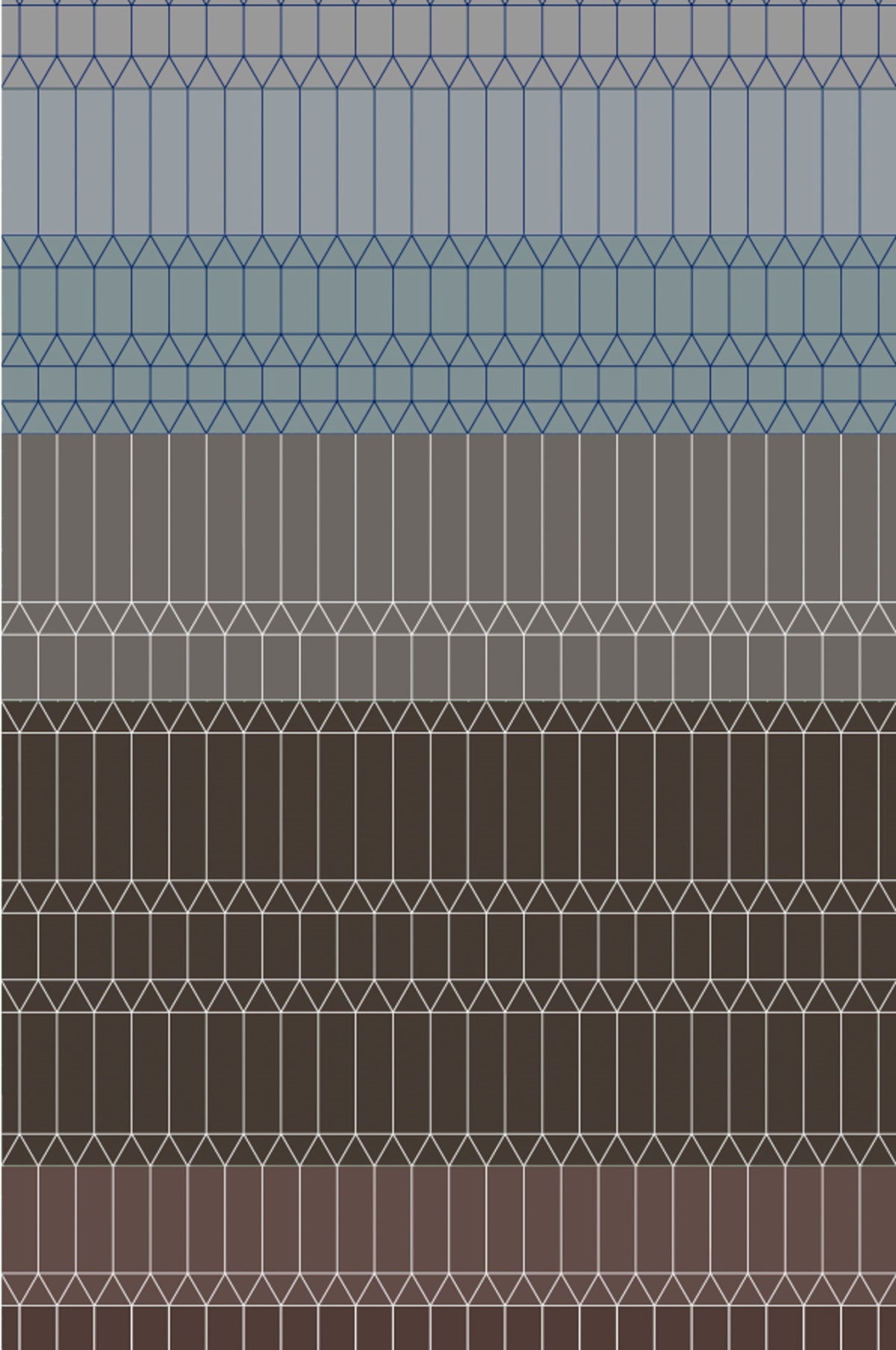 Laagpolig vloerkleed Moooi Carpets Zigzag Grey Vloerkledenwinkel