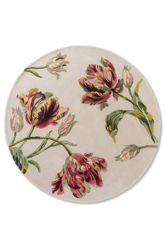 Laura Ashley Gosford-Cranberry Round 81300 Vloerkledenwinkel