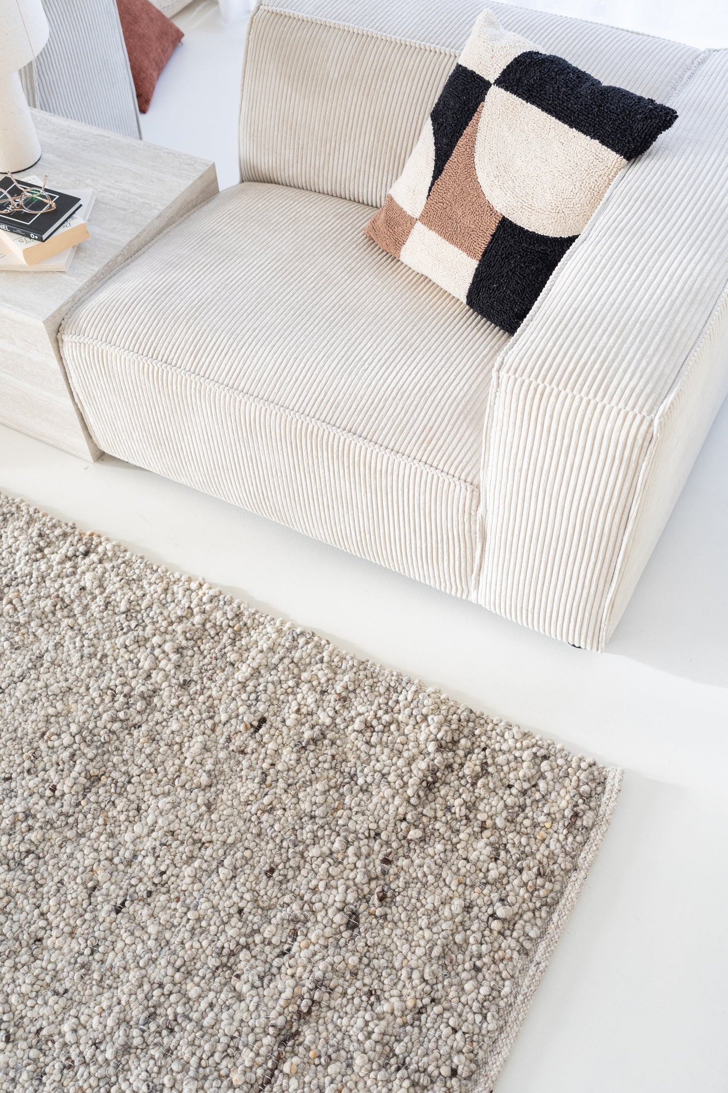 Vloerkleed MOMO Rugs Lesa Brown Grey