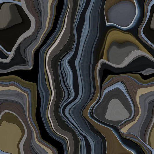 Traploper Moooi Carpets Liquid Layers Blue by Claire Vos