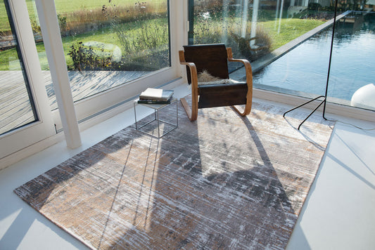 Louis de Poortere 8717 Atlantic Kelim Parsons Powder Vloerkledenwinkel