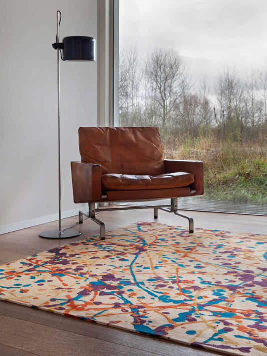 Louis de Poortere Gallery 9221 Orange Drip Vloerkledenwinkel