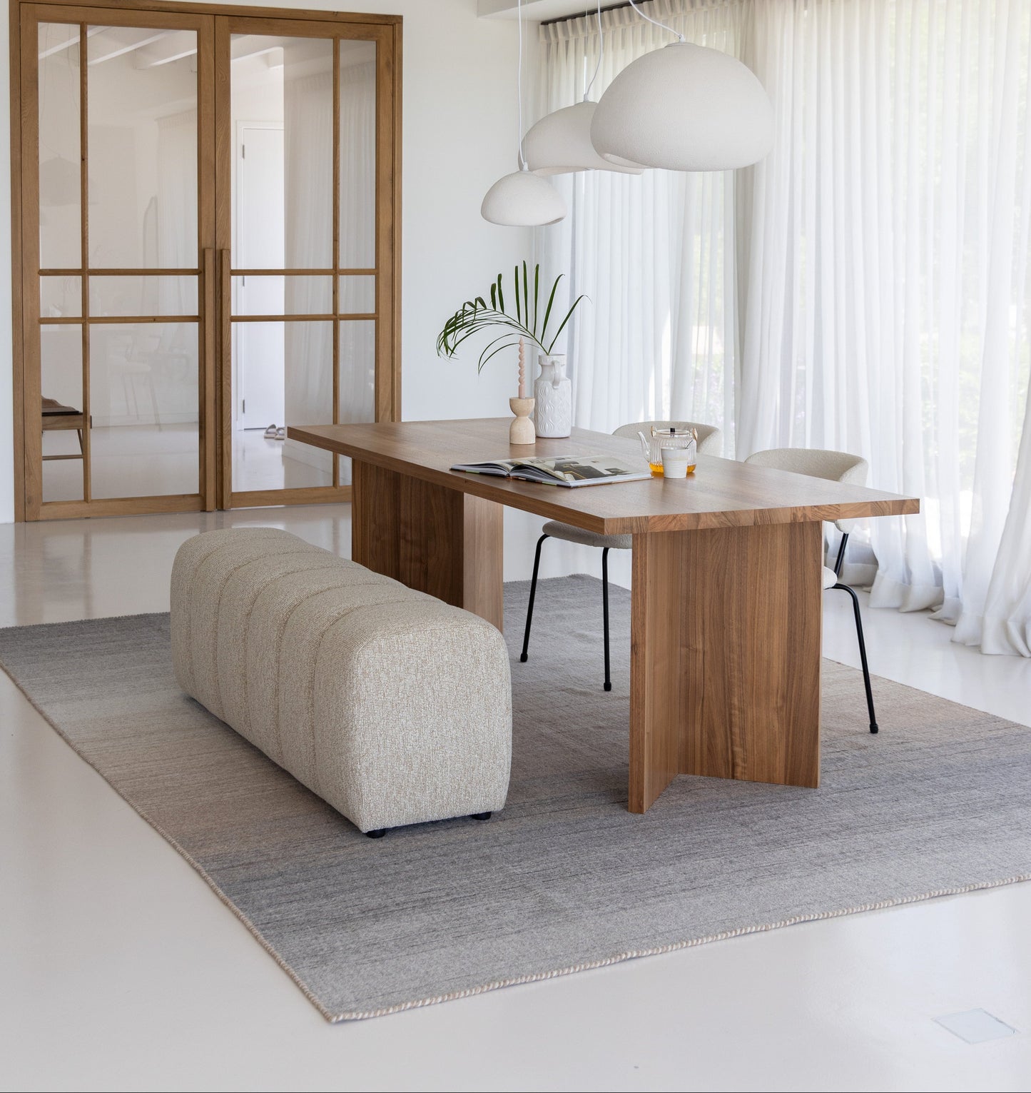Vloerkleed MOMO Rugs Panorama Kelim Naturel Multi