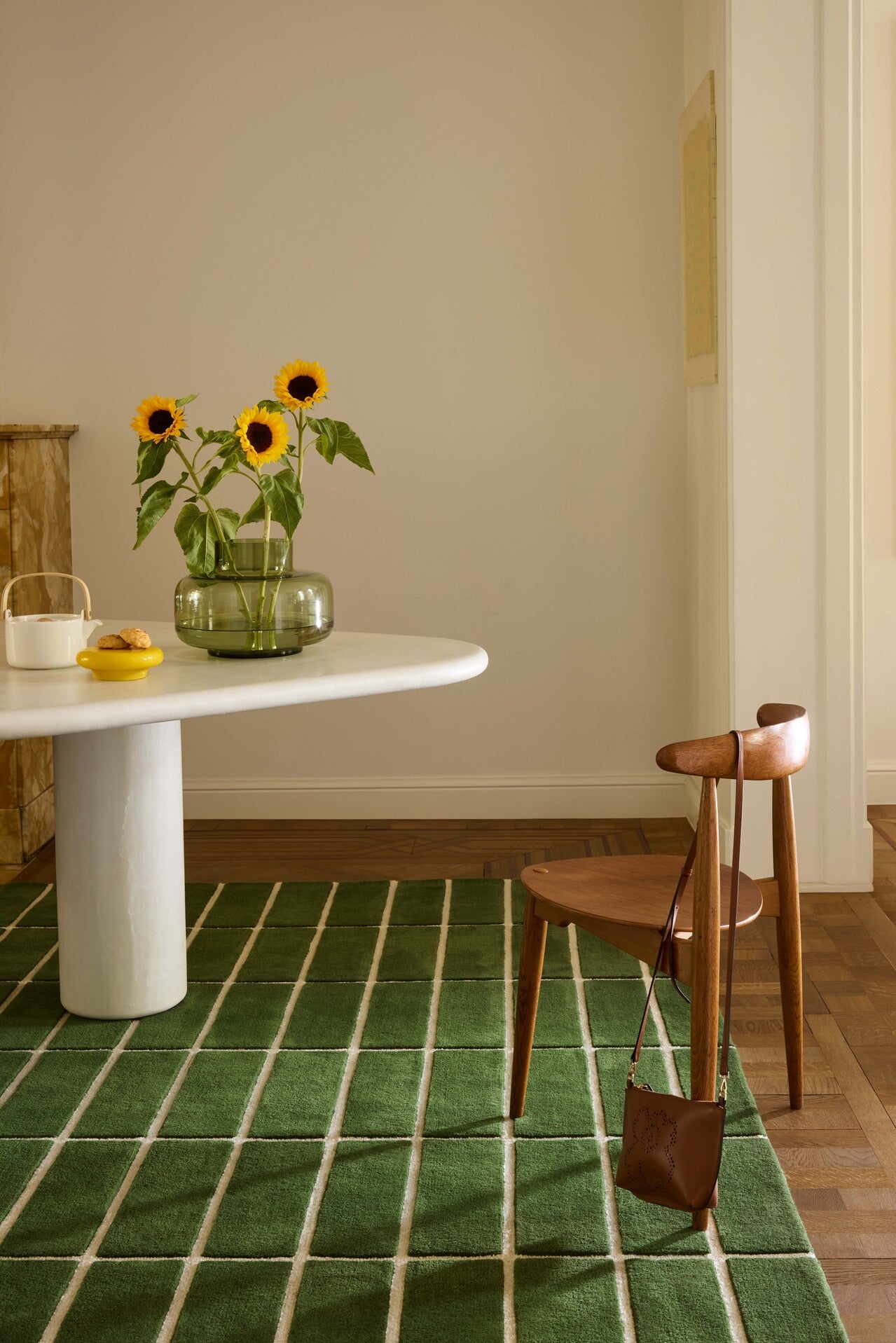 Vloerkleed Marimekko Tiiliskivi Green 132907