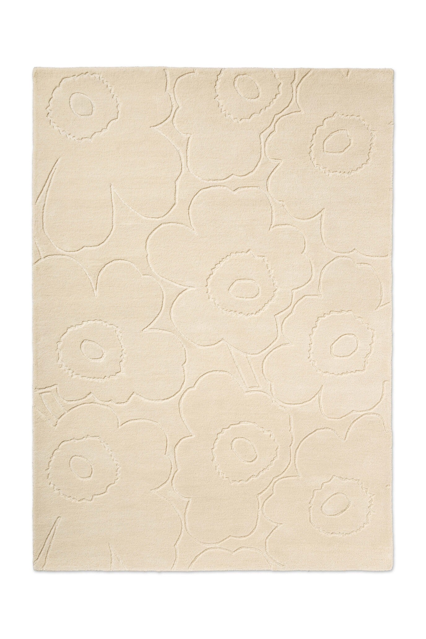 Vloerkleed Marimekko Piirto Unikko Natural White 133701