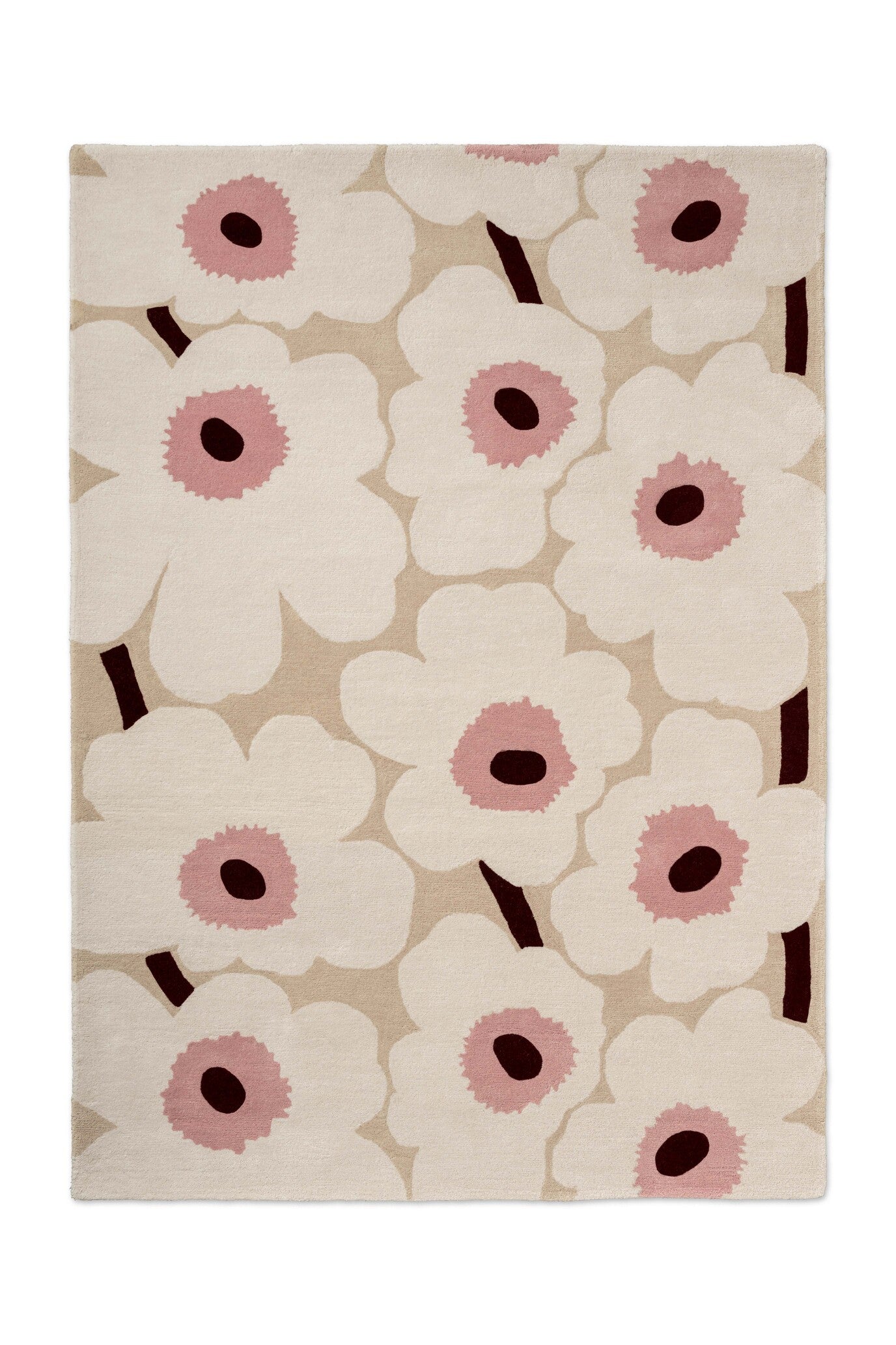 Vloerkleed Marimekko Unikko beige/pink 132402