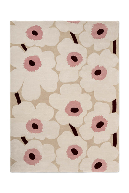 Vloerkleed Marimekko Unikko beige/pink 132402